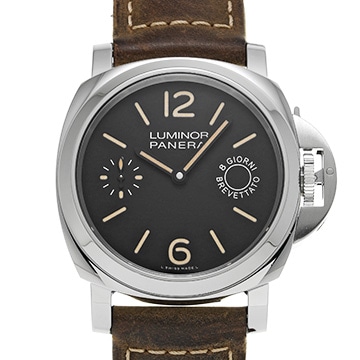 パネライ ルミノールマリーナ 8デイズ アッチャイオ PAM00590 ブラック メンズ 時計 【中古】【wristwatch】