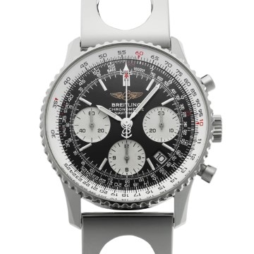 ブライトリング ナビタイマー A23322 ブラック/シルバー メンズ 時計 【中古】【wristwatch】