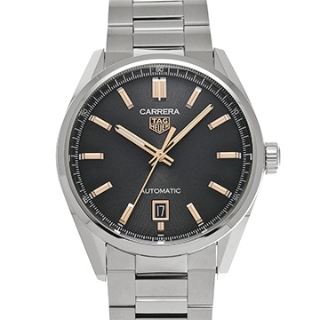 タグ ホイヤー カレラ キャリバー5 WBN2113.BA0639 ブラック メンズ 時計 【中古】【wristwatch】