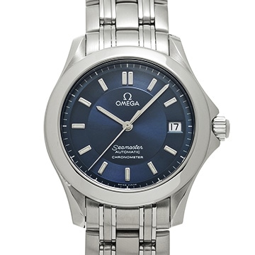 オメガ シーマスター 120 2501.82 ブルー メンズ 時計 【中古】【wristwatch】