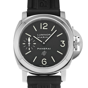パネライ ルミノールマリーナ ロゴ PAM00005 ブラック メンズ 時計 【中古】【wristwatch】