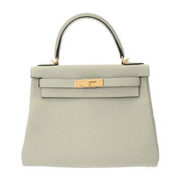 エルメス ケリー 28 内縫い グリネヴェ トゴ レディース バッグ 【未使用】【bag】