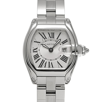 カルティエ ロードスター SM W62016V3 シルバー レディース 時計 【中古】【wristwatch】