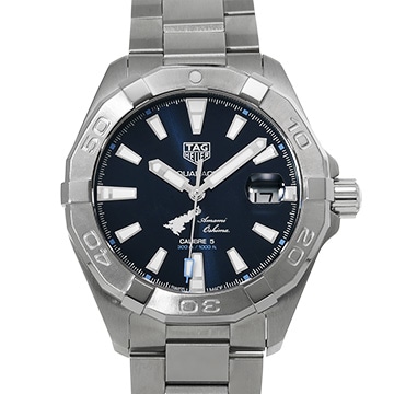 タグ ホイヤー アクアレーサー キャリバー5 WWF 奄美大島 WBD2117.BA0928 ブルー メンズ 時計 【中古】【wristwatch】