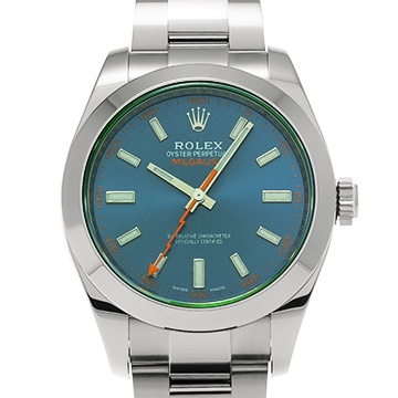 ロレックス ミルガウス 116400GV Zブルー メンズ 時計 【中古】【wristwatch】