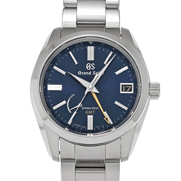グランドセイコー ヘリテージコレクション スプリングドライブ GMT SBGE281 ミッドナイトブルー メンズ 時計 【中古】【wristwatch】
