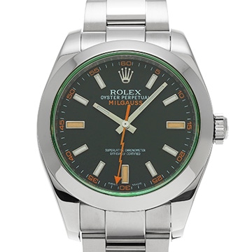 ロレックス ミルガウス 116400GV ブラック メンズ 時計 【中古】【wristwatch】