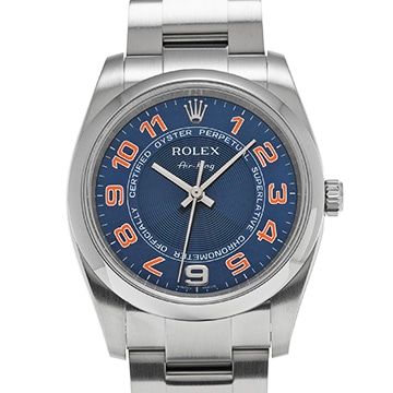 ロレックス エアキング 114200 ブルーコンセントリック メンズ 時計 【中古】【wristwatch】