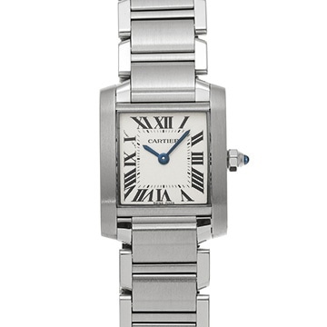 カルティエ タンクフランセーズ SM　 W51008Q3 シルバー レディース 時計 【中古】【wristwatch】