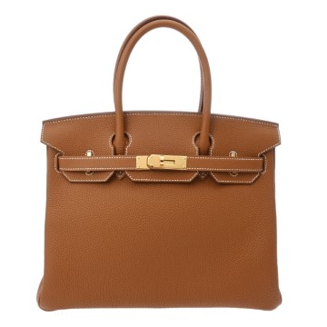 エルメス バーキン 30 ゴールド トゴ レディース バッグ 【未使用】【bag】