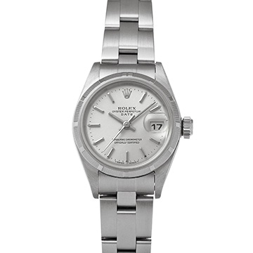 ロレックス オイスターパーペチュアル デイト 79190 シルバー レディース 時計 【中古】【wristwatch】