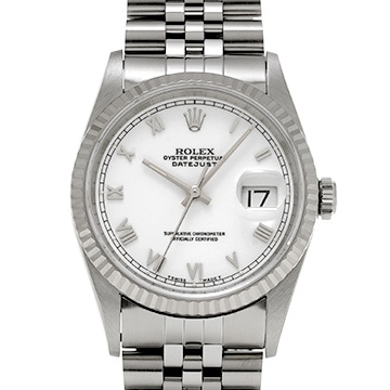 ロレックス デイトジャスト 16234 ホワイト メンズ 時計 【中古】【wristwatch】