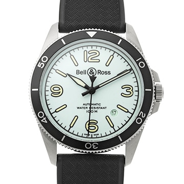 ベル&ロス BR V2-92 ヴィンテージ アエロナバル BRV292-LUM-ST/SRB グリーン メンズ 時計 【中古】【wristwatch】