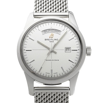 ブライトリング トランスオーシャン デイ&デイト A4531012/G751 シルバー メンズ 時計 【中古】【wristwatch】