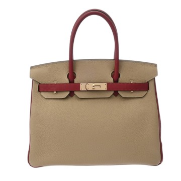 エルメス バーキン 30 SPオーダー トレンチ/ルージュアッシュ トリヨンクレマンス レディース バッグ 【中古】【bag】