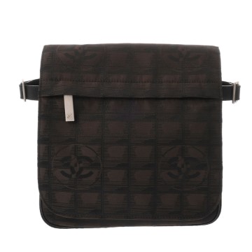 シャネル ニュートラベル ショルダーバッグ ブラウン A29347 ナイロン レディース バッグ 【中古】【bag】