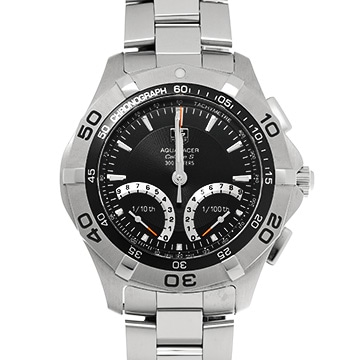 タグ ホイヤー ニューアクアレーサー キャリバーS CAF7010.BA0815 ブラック メンズ 時計 【中古】【wristwatch】