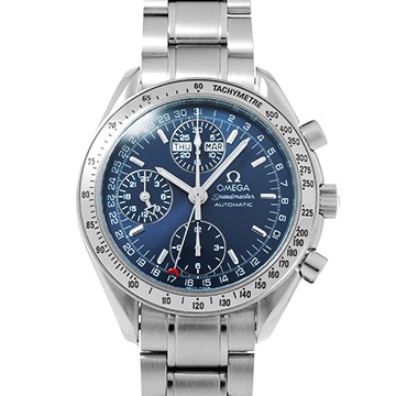 オメガ スピードマスター トリプルカレンダー 3523.80 ブルー メンズ 時計 【中古】【wristwatch】