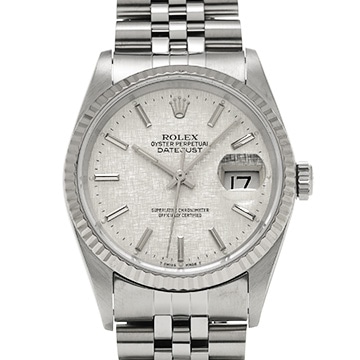 ロレックス デイトジャスト 16234 シルバーモザイク メンズ 時計 【中古】【wristwatch】
