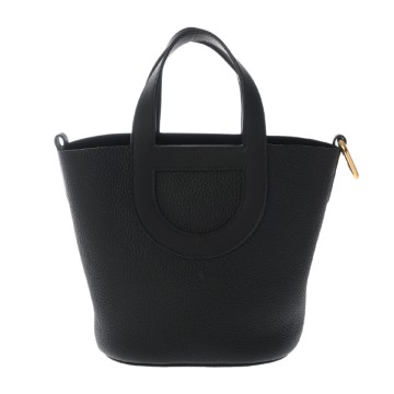 エルメス インザループ 18 ブラック トリヨンクレマンス/ヴォースイフト レディース バッグ 【中古】【bag】