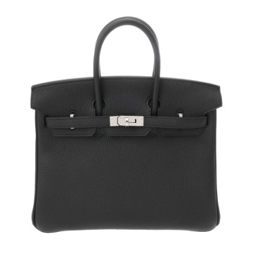 エルメス バーキン 25 ブラック トゴ レディース バッグ 【新品】【bag】