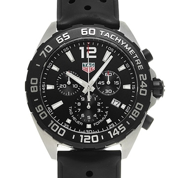 タグ ホイヤー フォーミュラ1 クォーツ クロノグラフ CAZ1010.FT8024 ブラック メンズ 時計 【中古】【wristwatch】