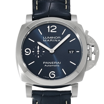 パネライ ルミノールマリーナ 44MM PAM01313 ブルー メンズ 時計 【中古】【wristwatch】