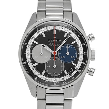 ゼニス クロノマスター オリジナル ブラック メンズ 時計 【中古】【wristwatch】