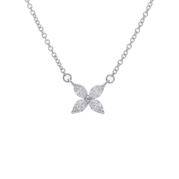 ティファニー ビクトリア ネックレス スモール シルバー Pt950プラチナ レディース ジュエリー 【中古】【jewelry】