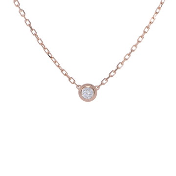 カルティエ ダムール ネックレス SM ゴールド CRB7215700 K18ピンクゴールド PG レディース ジュエリー 【中古】【jewelry】