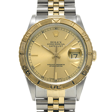 ロレックス デイトジャスト サンダーバード 16263 シャンパン メンズ 時計 【中古】【wristwatch】