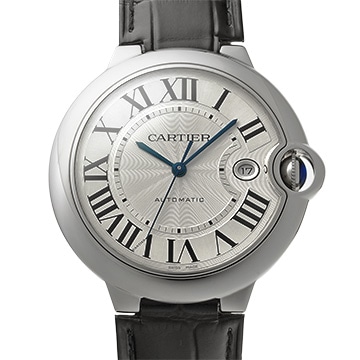 カルティエ バロンブルー  W69016Z4 シルバー メンズ 時計 【中古】【wristwatch】
