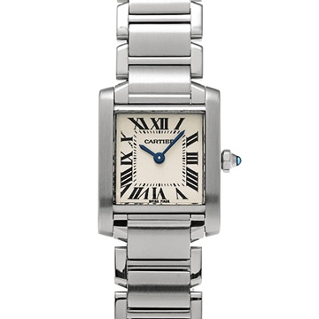カルティエ タンクフランセーズ SM　 W51008Q3 シルバー レディース 時計 【中古】【wristwatch】
