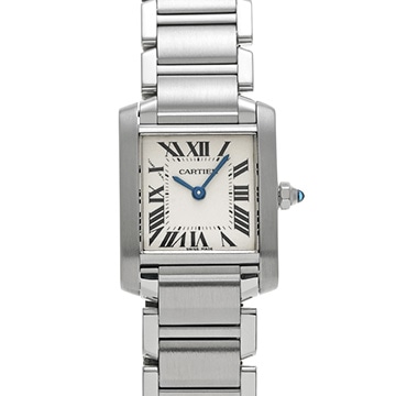 カルティエ タンクフランセーズ SM　 W51008Q3 シルバー レディース 時計 【中古】【wristwatch】