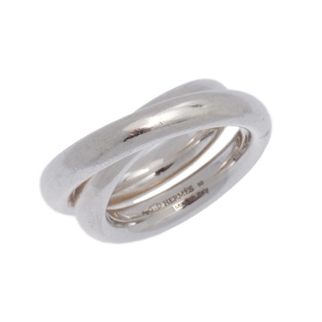 エルメス ヴェルティージュ リング #50 シルバー シルバー925 レディース ジュエリー 【中古】【jewelry】
