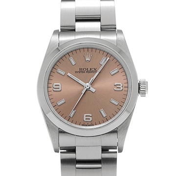 ロレックス オイスターパーペチュアル 77080 ピンク ユニセックス 時計 【中古】【wristwatch】
