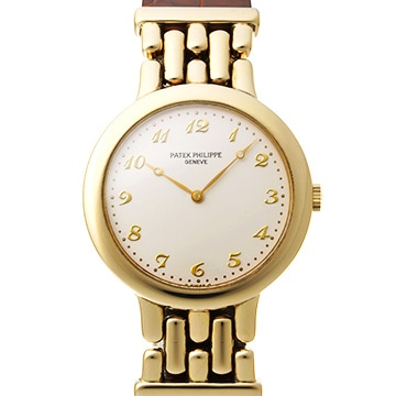 パテック フィリップ カラトラバ 3915J シルバー メンズ 時計 【中古】【wristwatch】