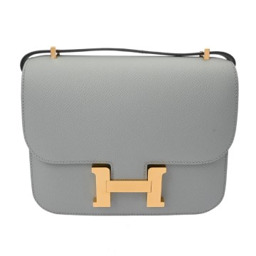 エルメス コンスタンス3 18 ミロワール  ブルーグラシエ ヴォーエプソン レディース バッグ 【未使用】【bag】