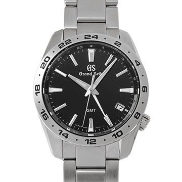 グランドセイコー スポーツコレクション クォーツ GMT SBGN027 ブラック メンズ 時計 【中古】【wristwatch】