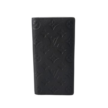 ルイ ヴィトン モノグラムシャドウ ポルトフォイユ ブラザ ブラック M62900 レザー メンズ 財布 【中古】【purse】