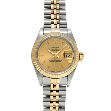 ロレックス デイトジャスト  69173 シャンパン レディース 時計 【中古】【wristwatch】