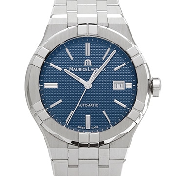 モーリス ラクロア アイコン オートマティック AI6008-SS002-430-1 ブルー メンズ 時計 【中古】【wristwatch】