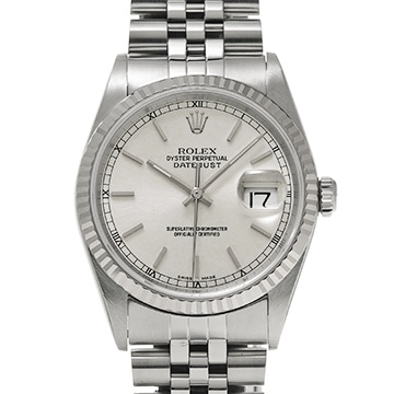 ロレックス デイトジャスト 16234 シルバー メンズ 時計 【中古】【wristwatch】