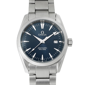 オメガ シーマスター アクアテラ クォーツ 2518.80 ブルー メンズ 時計 【中古】【wristwatch】