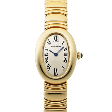 カルティエ ベニュワール SM W15045D8 ホワイト レディース 時計 【中古】【wristwatch】