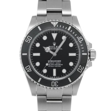 ロレックス サブマリーナ 124060 ブラック メンズ 時計 【中古】【wristwatch】