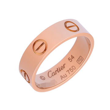 カルティエ ラブリング #54 ピンク K18ピンクゴールド PG レディース ジュエリー 【中古】【jewelry】