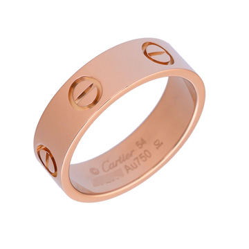 カルティエ ラブリング #54 ゴールド K18ピンクゴールド PG レディース ジュエリー 【中古】【jewelry】
