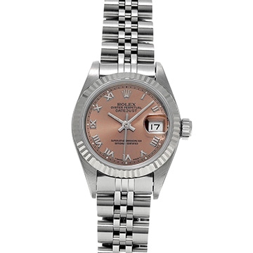 ロレックス デイトジャスト 69174 ピンク レディース 時計 【中古】【wristwatch】