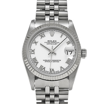 ロレックス デイトジャスト 78274 ホワイト ユニセックス 時計 【中古】【wristwatch】